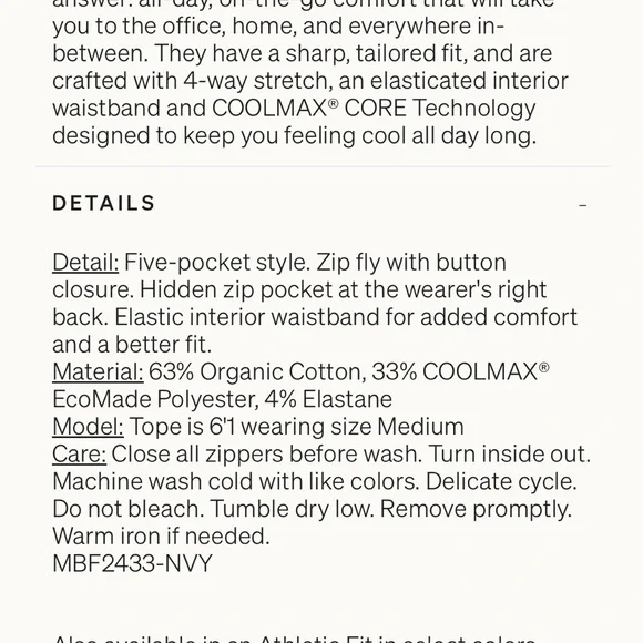 2 pairs of Faherty Reserve Movement Pants - Picture 5 of 5